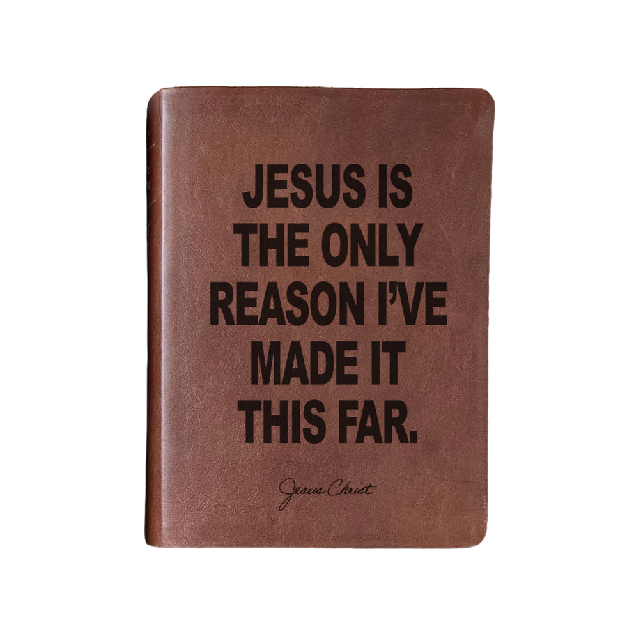 "JESUS IS THE REASON" BIBLE WITH CUSTOM NAME