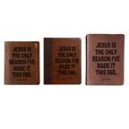 "JESUS IS THE REASON" BIBLE WITH CUSTOM NAME