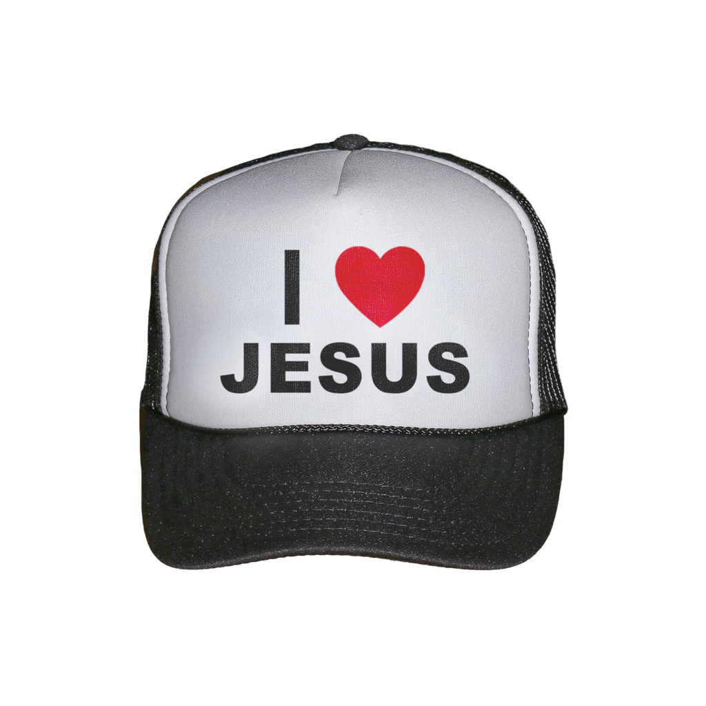 "I LOVE JESUS" UNISEX FOAM TRUCKER HAT