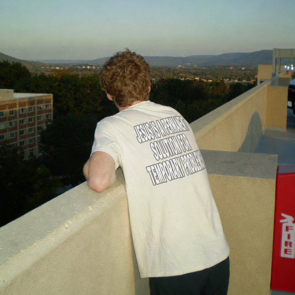 "PERMANENT SOLUTION" HEAVYWEIGHT UNISEX TEE