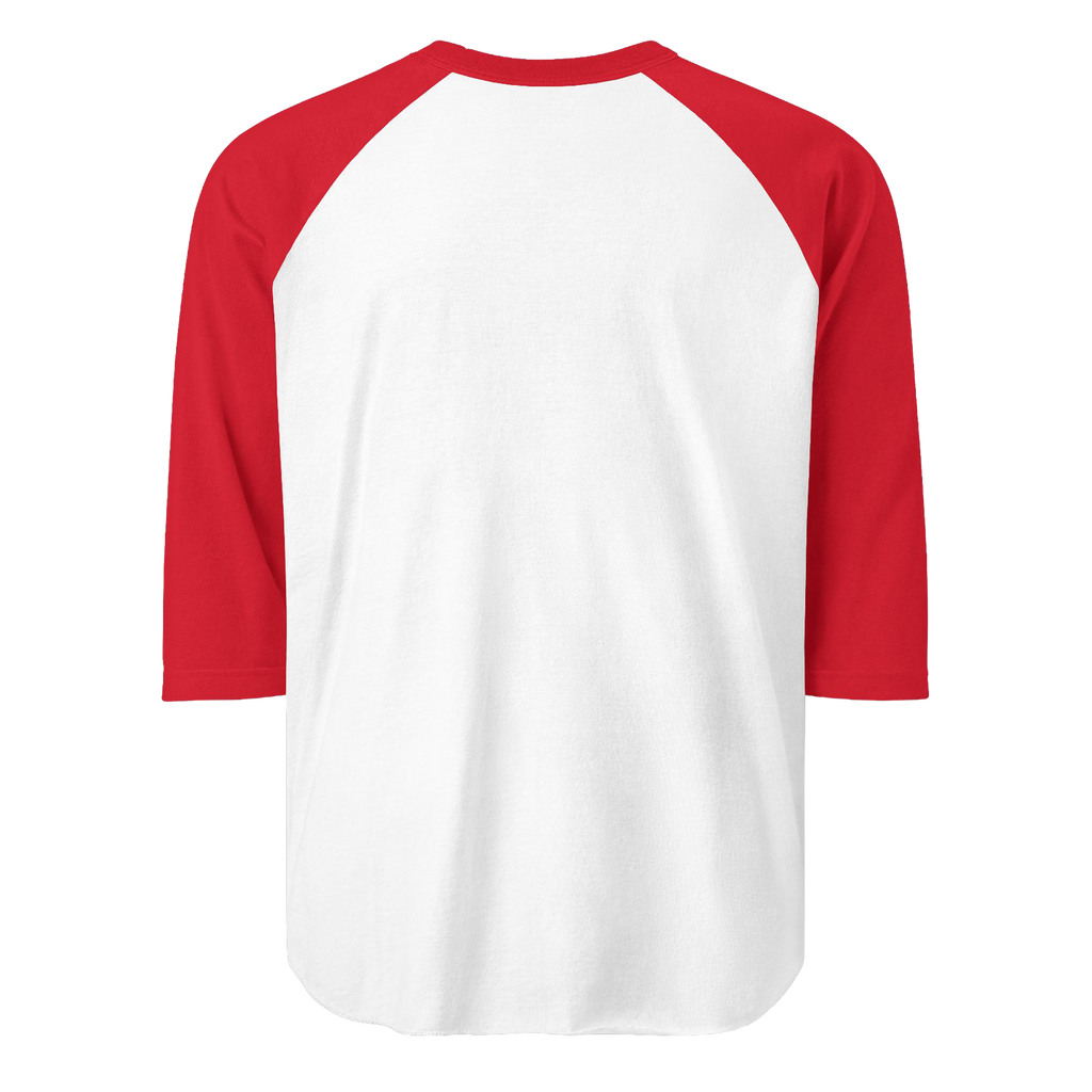 "IN JESUS WE TRUST" UNISEX 3/4 RAGLAN SHIRT