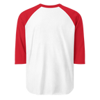 "IN JESUS WE TRUST" UNISEX 3/4 RAGLAN SHIRT